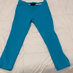 Teal ankle pants